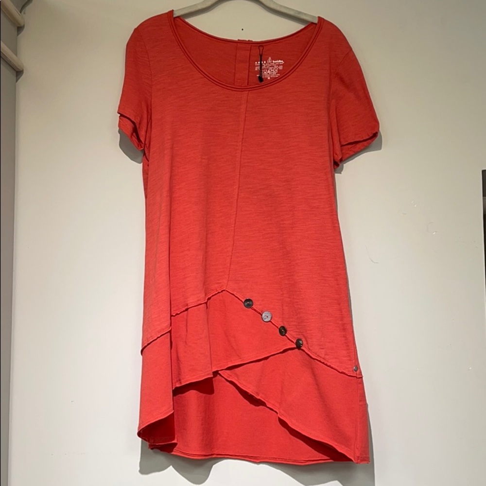 neon buddha Tanami Tunic Papaya XS